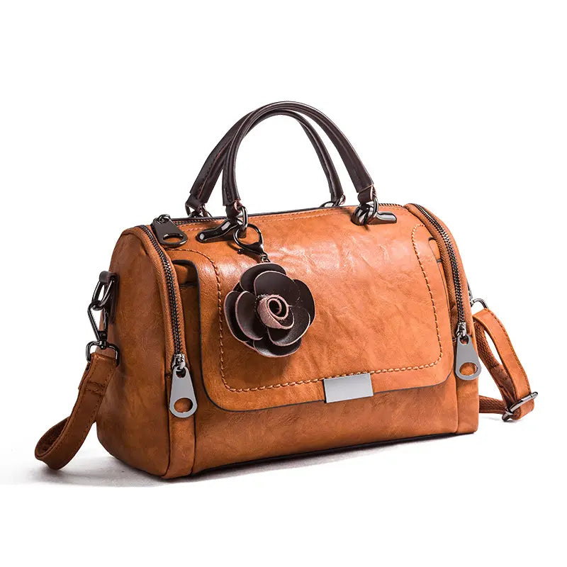 Unique Lady Vegan Leather Luxury Designer Satchel Handbag