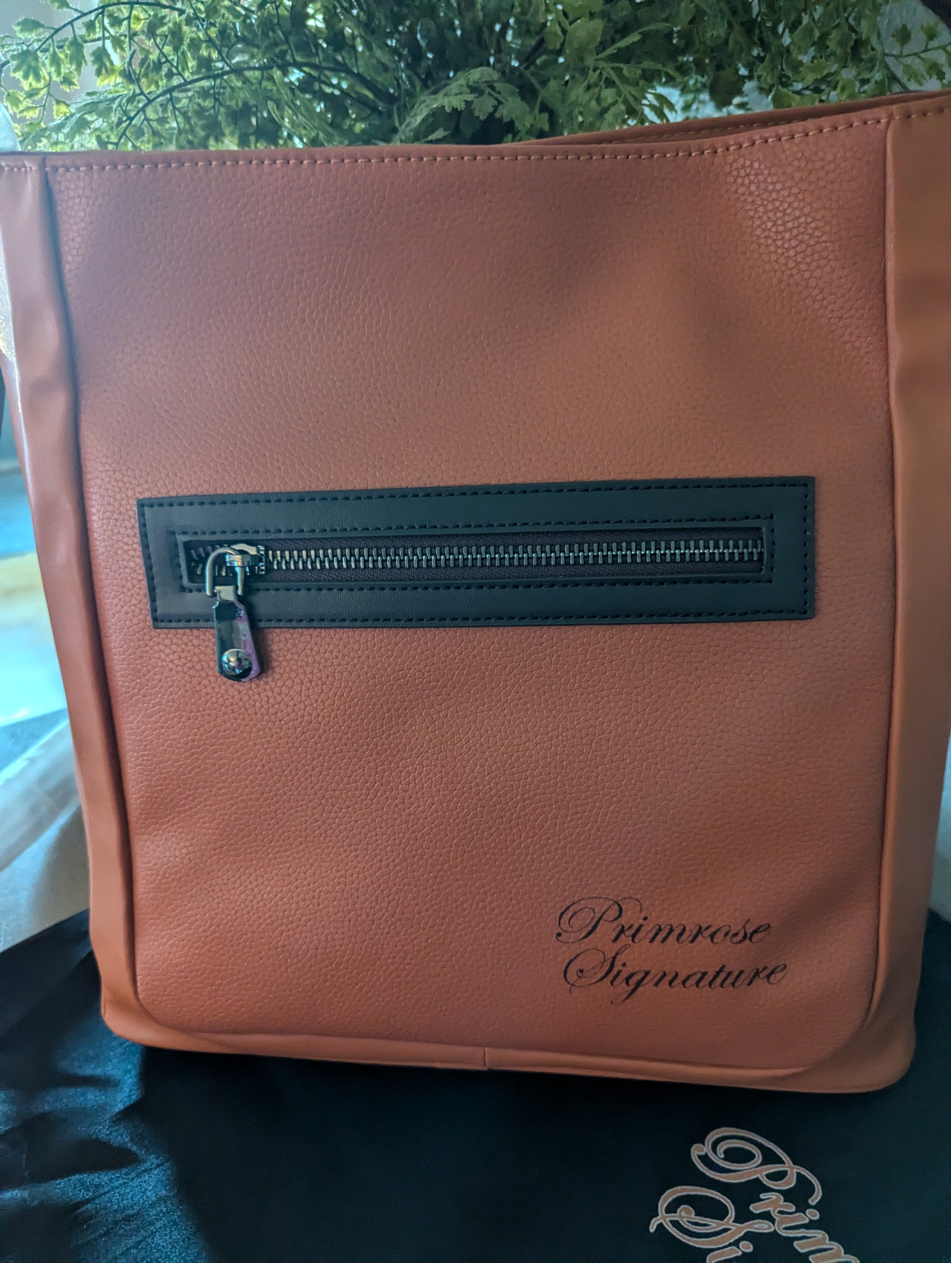 Primrose Branded Pebbled Leather Tote