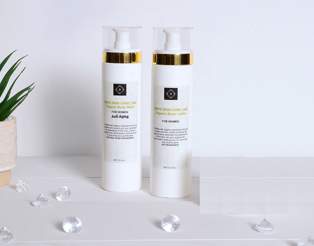 DUO SKIN CARE ANTI-AGING SYSTEM - Nourishing Wash and Lotion - Calming Lavender Fragrance - for WOMEN