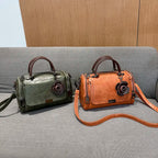 Unique Lady Vegan Leather Luxury Designer Satchel Handbag