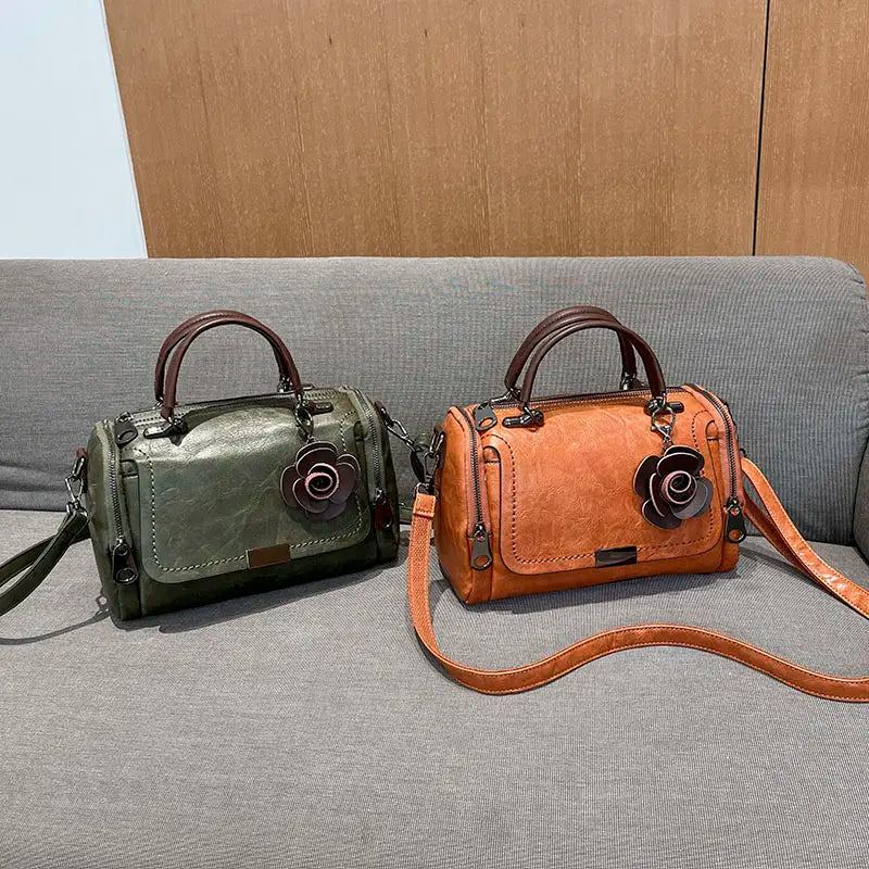 Unique Lady Vegan Leather Luxury Designer Satchel Handbag