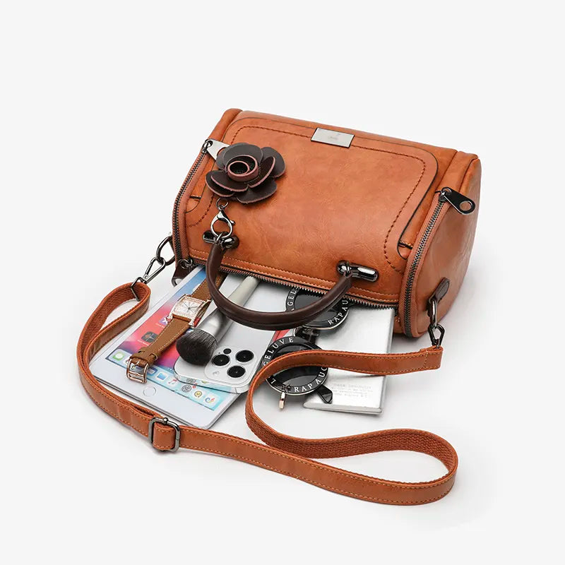 Unique Lady Vegan Leather Luxury Designer Satchel Handbag