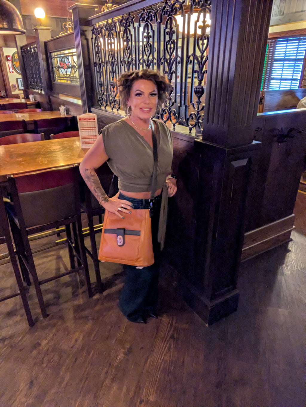 Primrose Pebbled Vegan Leather Bailee Tote