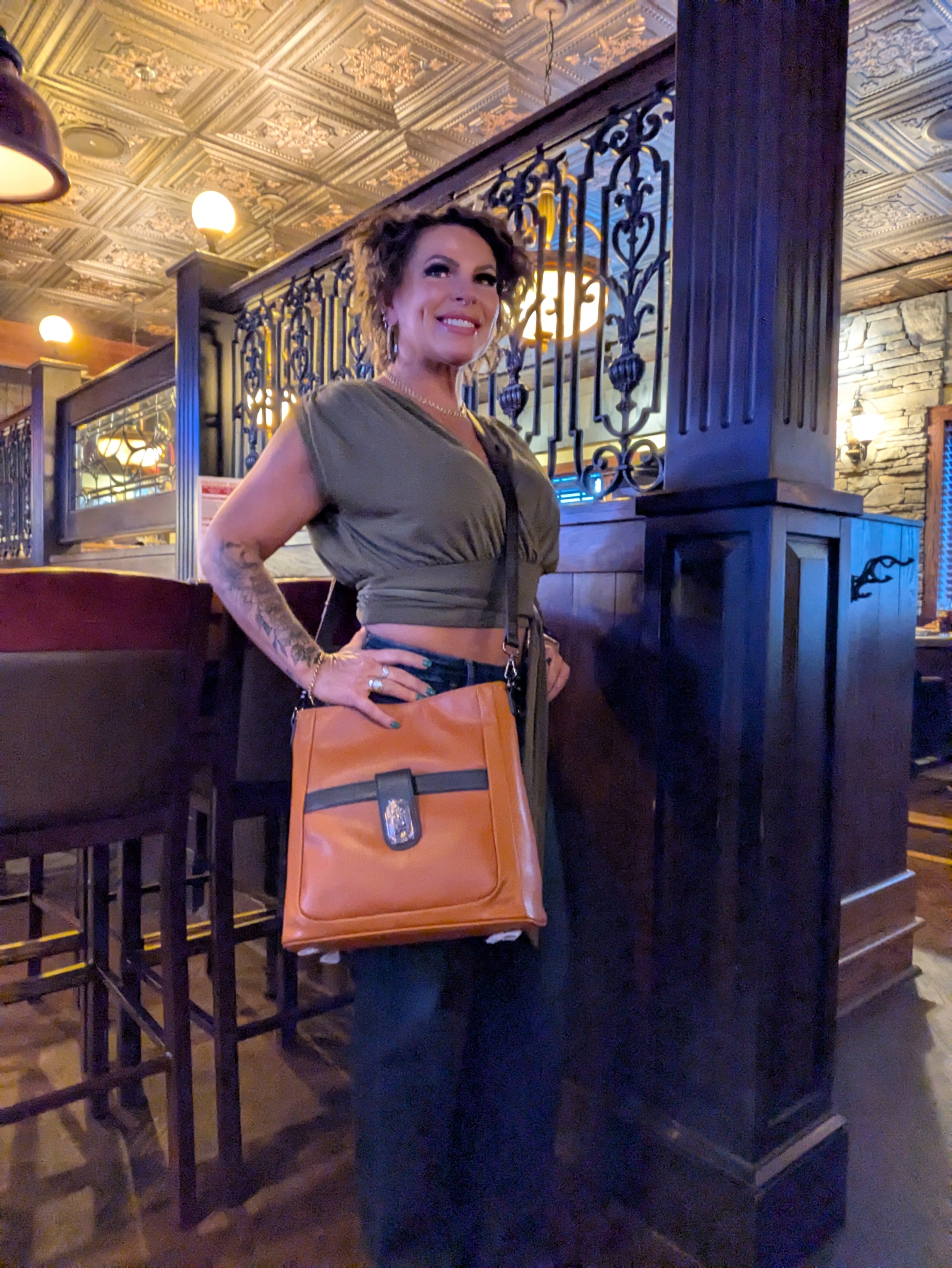 Primrose Pebbled Vegan Leather Bailee Tote