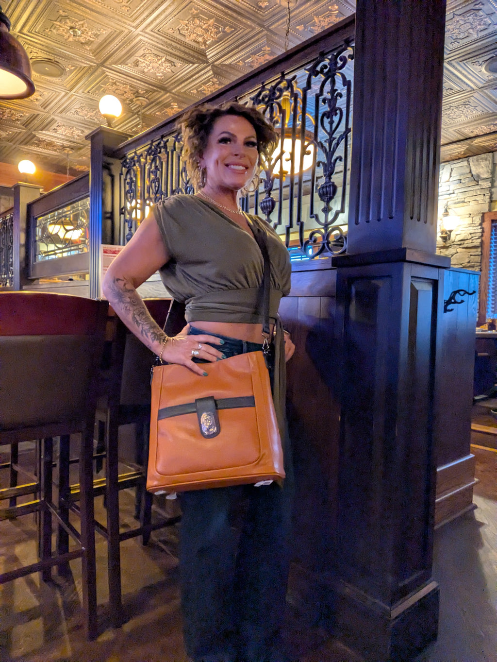 Primrose Pebbled Vegan Leather Bailee Tote