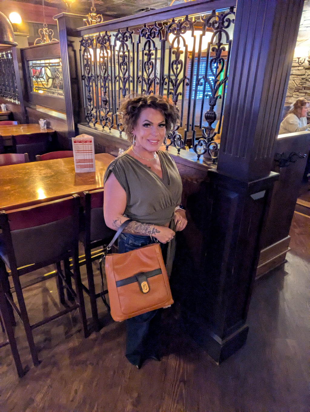 Primrose Pebbled Vegan Leather Bailee Tote